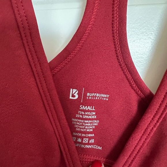 BuffBunny Deep Red Sports Bra - Picture 3 of 3